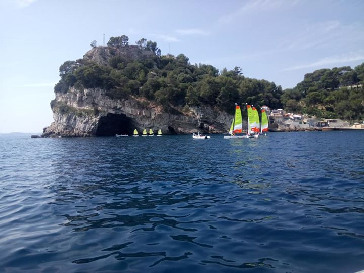 Le dernier stage de l'été se termine dans la pétole ! 😊 Mais heu...